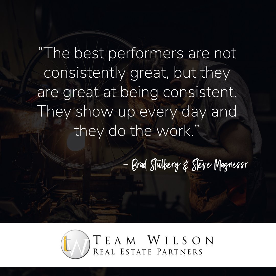 You don’t have to be great all the time to see real results, but you must be consistent at showing up. So, keep doing the work, and soon great things will happen. 

#teamwilsonrep #buysellrentinvest #realtor #nashvilletn #mtjuliettn #lebanontn #murfreesborotn #franklintn