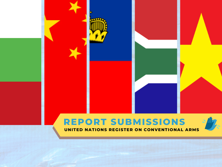 🎉👏 Congratulations to Bulgaria, China, Liechtenstein, South Africa and Viet Nam for submitting information to the UN Register of Conventional Arms #UNROCA!

Check out their national reports:
▶️ unroca.org

🇧🇬🇨🇳🇱🇮🇿🇦🇻🇳