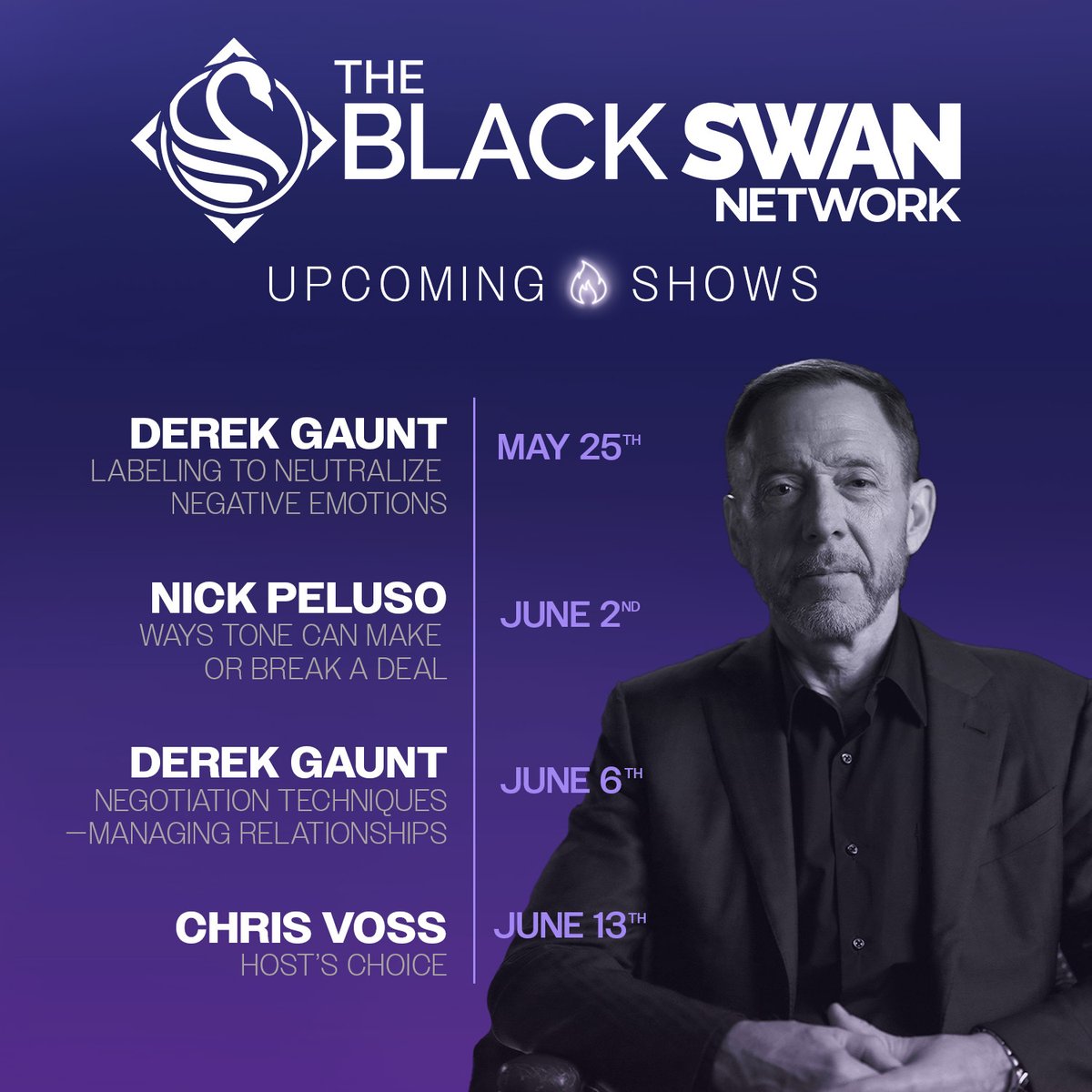 Fireside (@firesidechatapp) on Twitter photo Fireside & Chris Voss are teaming up to launch The Black Swan Network: the first interactive business negotiation network! Join now for situational, negotiation training, workshops, and a chance to win 1:1 sessions w/ Chris and expert hosts. f.chat/4nnT <a href="/BlackSwanGrp/">The Black Swan Group</a> Fireside & Chris Voss are teaming up to launch The Black Swan Network: the first interactive business negotiation network! Join now for situational, negotiation training, workshops, and a chance to win 1:1 sessions w/ Chris and expert hosts. f.chat/4nnT <a href="/BlackSwanGrp/">The Black Swan Group</a>