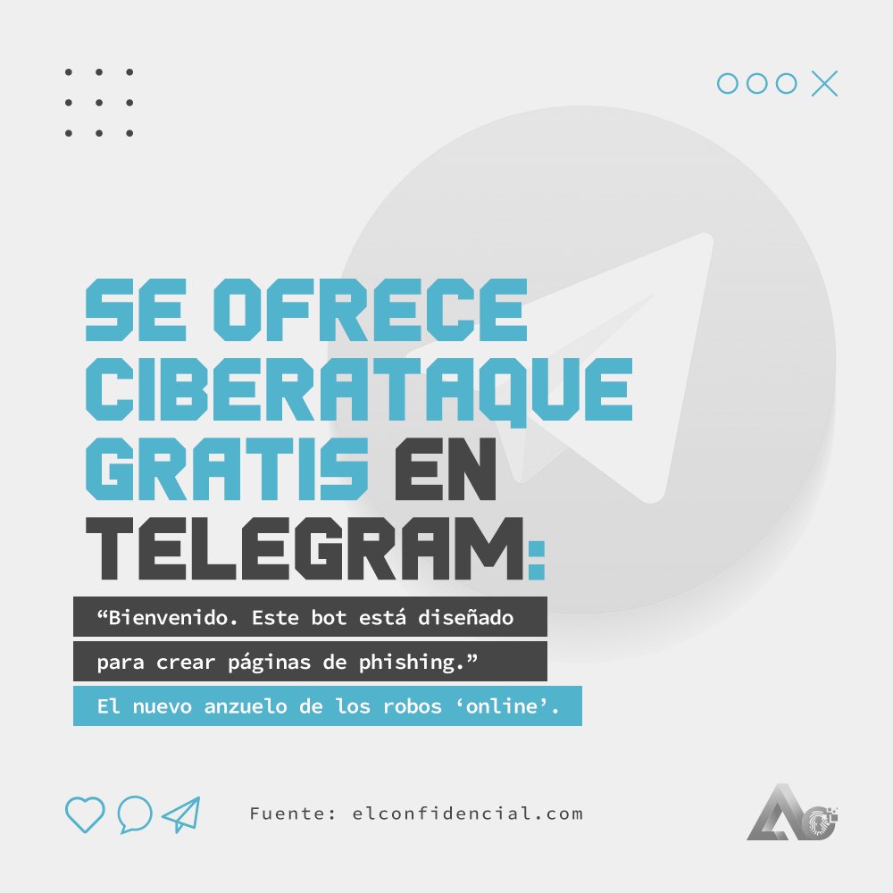 Los ciberdelincuentes han encontrado un nuevo escaparate en esta 'app', donde están desplegando 'bots' que ofrecen servicios de estafa gratuitos (pero efectivos) como cebo

#Telegram