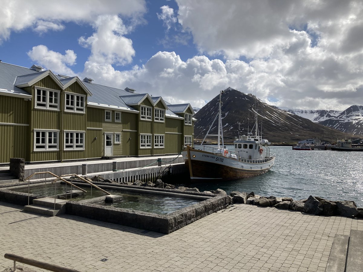 DriveGuideGuru's tweet image. Sunshine and great driving roads in Iceland today on the @RALLYSTORY Island Rally. Overnight stop in Siglufjordur, with a visit to the Herring Museum coming up before dinner tonight (I wonder what might be on the menu?).