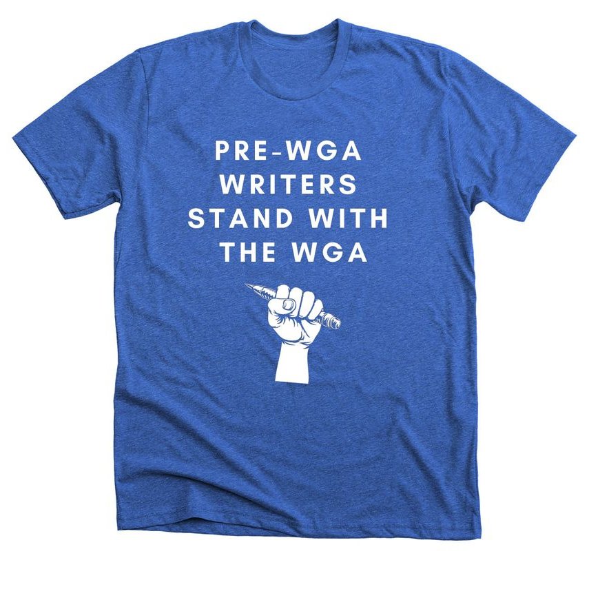 🚨T-SHIRT GIVEAWAY ROUND 3!  

We're giving away another round of Premium #PreWGA T-Shirts!  

TO ENTER: RT this post and comment below with one way PreWGA writers can help lift each other up. 

We'll pick 8 winners at random in 24 hours! ✨