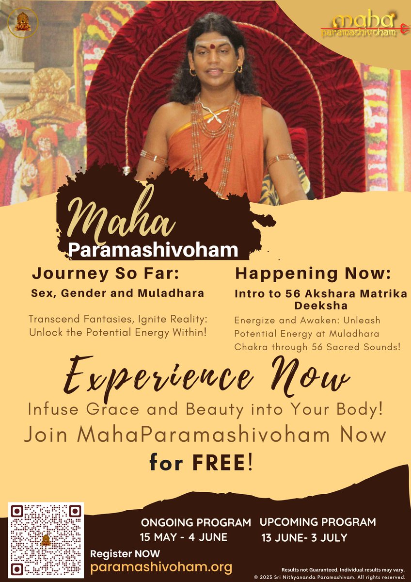 Journey So Far: Sex, Gender and Muladhara
Transcend Fantasies, Ignite Reality: Unlock the Potential Energy Within!

Happening Now: Intro to 56 Akshara Matrika Deeksha
Energize and Awaken: Unleash Potential Energy at Muladhara Chakra through 56 Sacred Sounds!"

Join