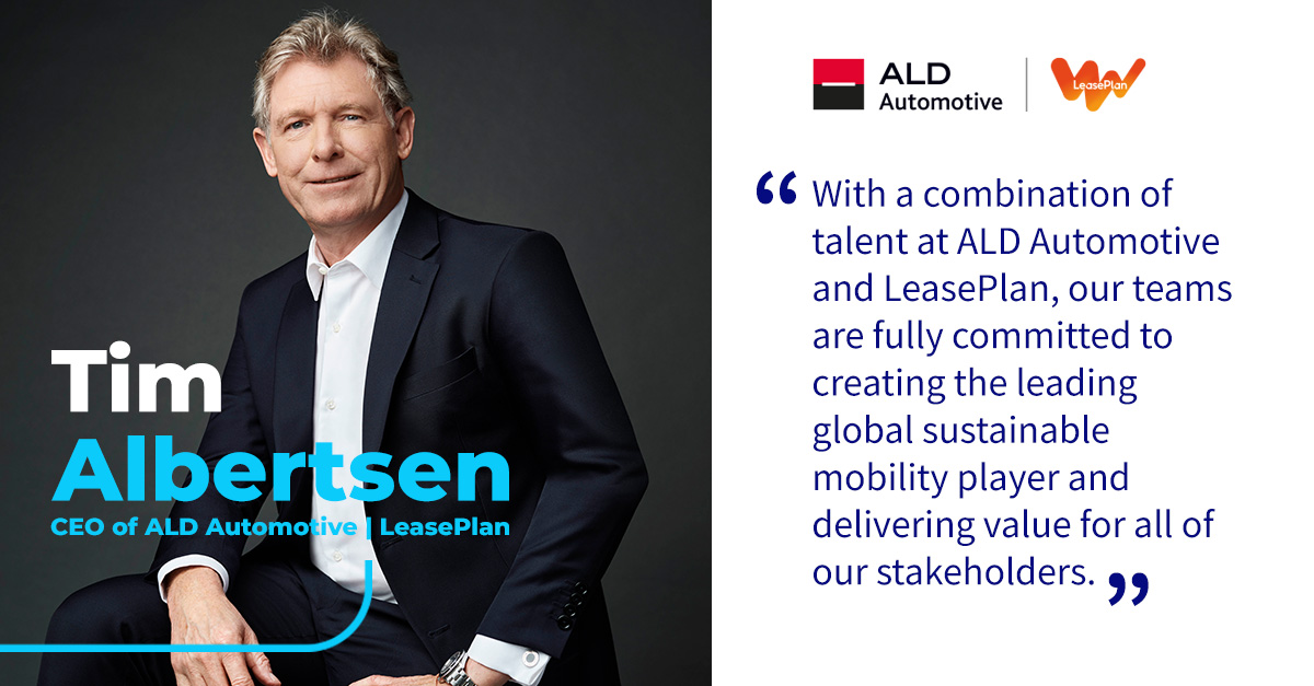 We have successfully completed the acquisition of
<a href="/Leaseplan/">LeasePlan</a>, one of the world’s leading fleet management and mobility companies. This is a historical day for ALD Automotive and LeasePlan and marks the beginning of a new era in mobility!   

cutt.ly/awqoR3qP
#ALDLeasePlan