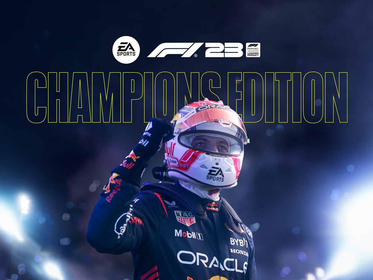 GIVEAWAY OF F1 23 CHAMPIONS EDITION! ❗️ANY PLATFORM ❗️ To enter ⬇️ ✅Follow me on Twitter ✅Like and RT this tweet! ✅ Work and buy the game yourself 🔥🔥🤝🤝 ✅ + dbi