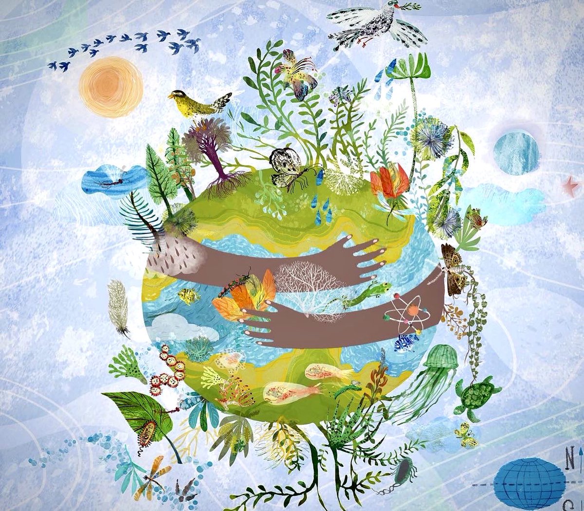 Happy #BiodiversityDay2023 !

🌱Plants 🦏Animals 🍄Fungi 🦠Micro-organisms
All of them, and the ecosystem they belong to, are part of our web of life. 
On this #BiodiversityDay and every day, let's act to prevent biodiversity loss and build a sustainable world #ForEveryChild.