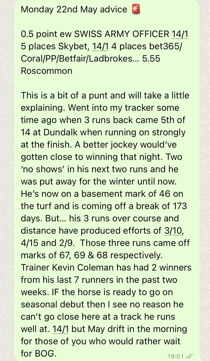 TAKracingadvice's tweet photo. KABOOOOOOOOOOOM 💥💥💥

GO COLLECT!!!!! 💰💰💰

SWISS ARMY OFFICER wins advised 14/1 for members 💰💰💰 https://t.co/Vn9ZYkWfA6