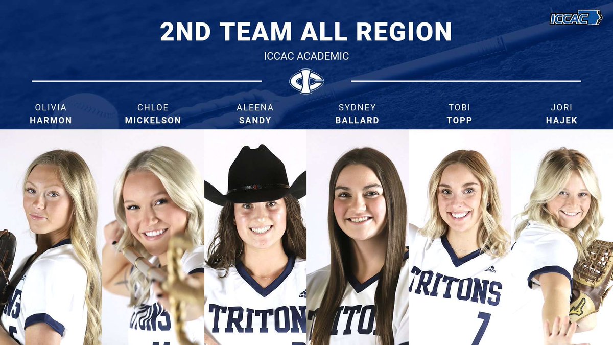 👏👏👏 Academic All-Region selections | Spring 2023 semester! We’re very proud of your hard work in the classroom ladies! Way to represent! Special shout out to Myra Megli, Calli Schell & Morgan Weeks on 4.0 GPA’s! Be proud ladies!🔱 #Tritonpride #Tritonexcellence #TheTritonWay