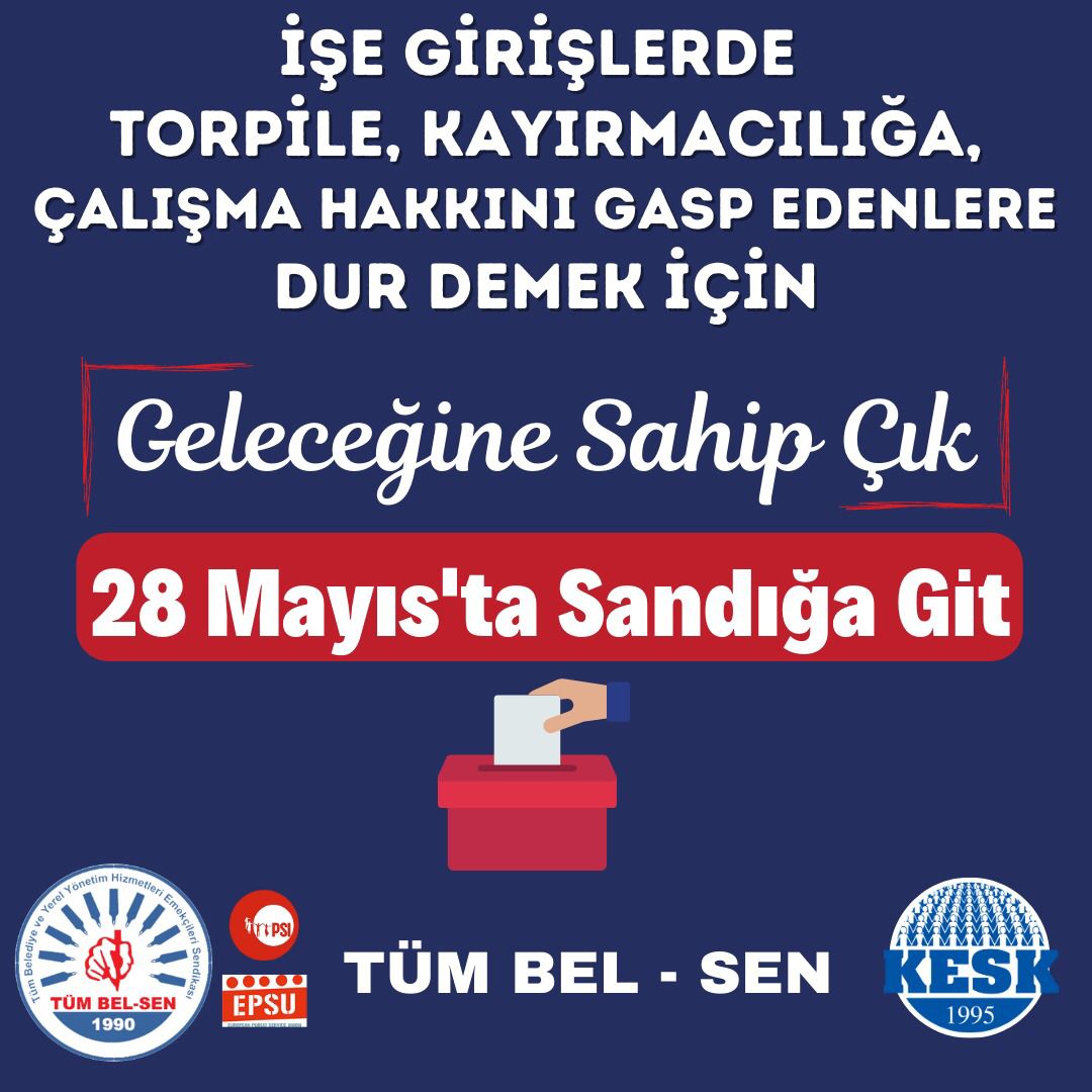 tumbelsenizmir1's tweet photo. Tüm kurumlarda liyakati esas alan bir yönetim anlayışı için  #GeleceğineSahipÇık 
#28MayıstaSandığaGidelim https://t.co/sxMtYEpmT2