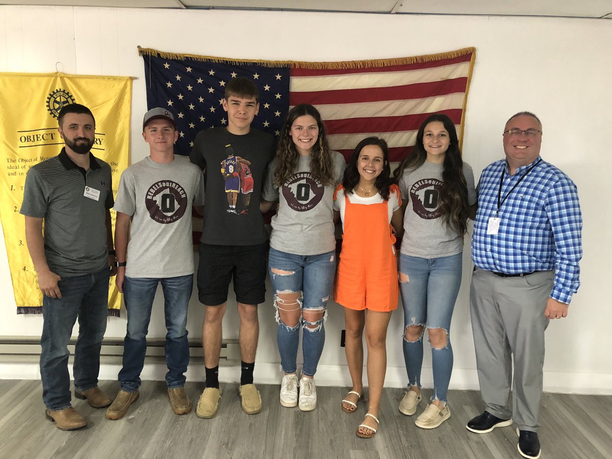 Very proud of our REBELSoutREACH Officers who were invited to speak &amp; present today at this month’s Rotary Meeting.

They are #ServantLeaders in our school and future leaders in our community. 

Thank you Owen County Rotary!

#WEareOC
