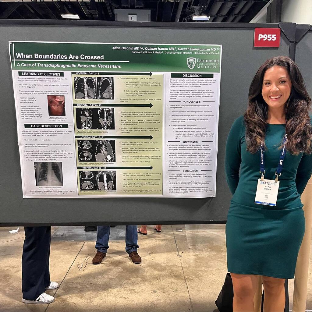 PGY-3 and future Pulmonologist/Critical Care physician Alina got the chance to present her research at ATS this past weekend! Nice job Alina! #ats #womeninmedicine #pulmonology instagr.am/p/CsjViN0OJC6/ PGY-3 and future Pulmonologist/Critical Care physician Alina got the chance t…