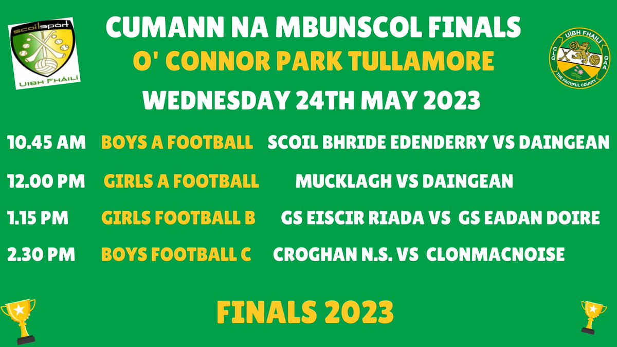 Offaly Cumann Na mBunscol tweet media
