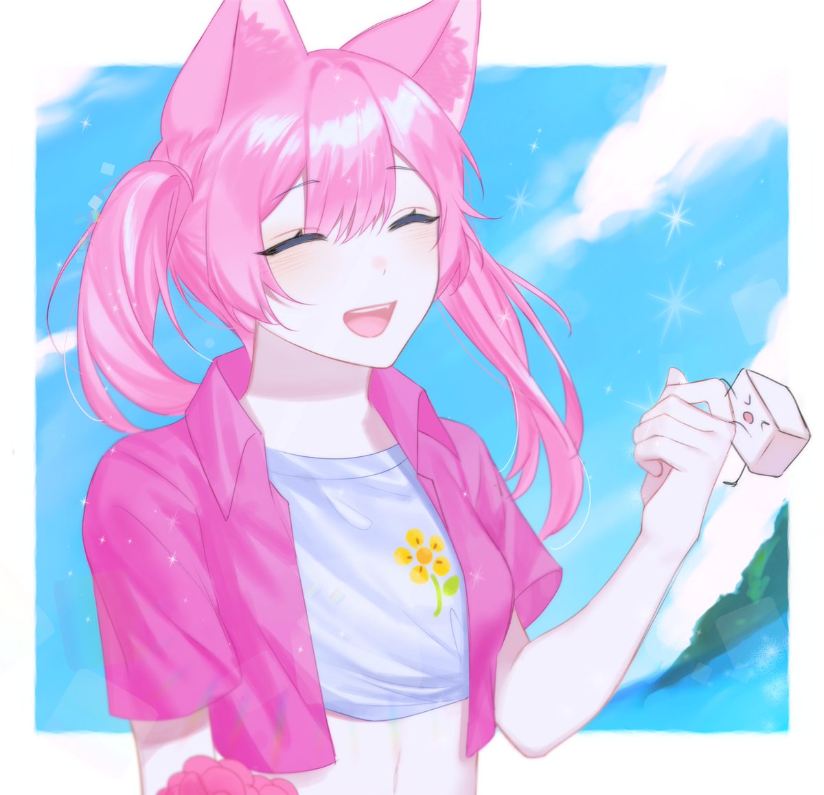 ToYAHM1's tweet photo. #erimART ☀️🦊🎀 https://t.co/dirqnEIIwl