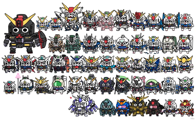 One  gundam per day. Day 50! Hi ν today