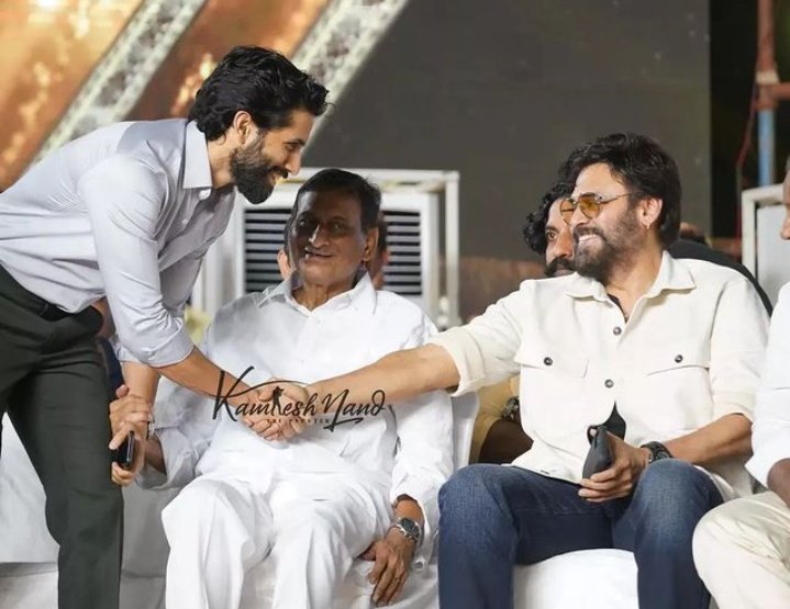 It is important to show respect to the uncle wherever he is 👏🏽👌🏽 

This Is Called Mama Allulla Attachment 💞 

@chay_akkineni @VenkyMama #NC23 #Saindhav