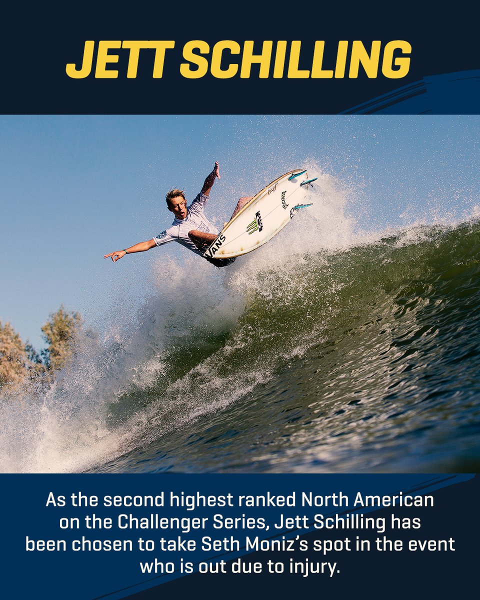 #surf wsl: Now welcoming three new names to the #SurfRanchPro draw. 📝
Watch live May 27-28 on worldsurfleague.com and buy tickets now on surfranchpro.com.
@805beer