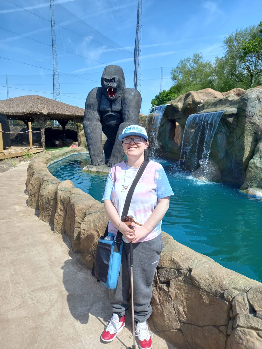 shortieem87's tweet image. Yesterday I played crazy gold with my #SightedGuide from @GuideDogsSW we had the best time! We had fun, laughed and caught up on all our latest adventures. it has been a while due to on going illness. So glad we managed it and the weather was great! Thank you @BristolGolf