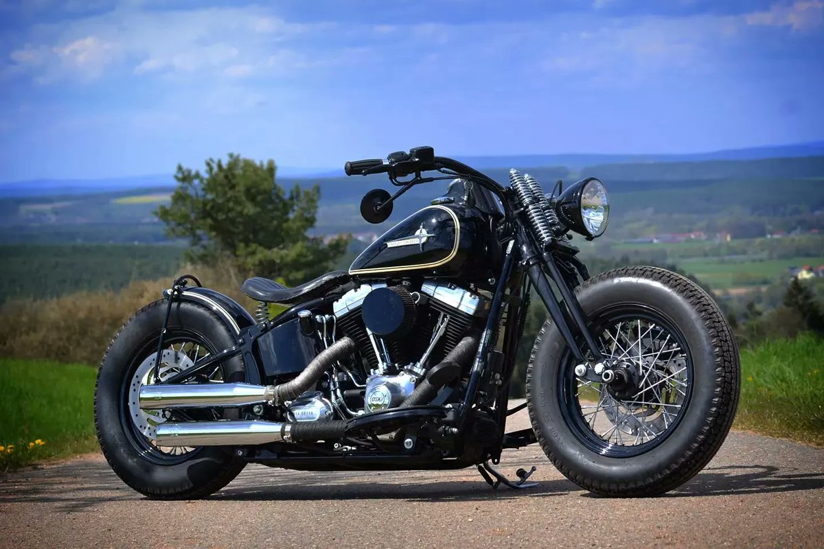 Harley-Davidson Slim Bobber, image size:1200x800