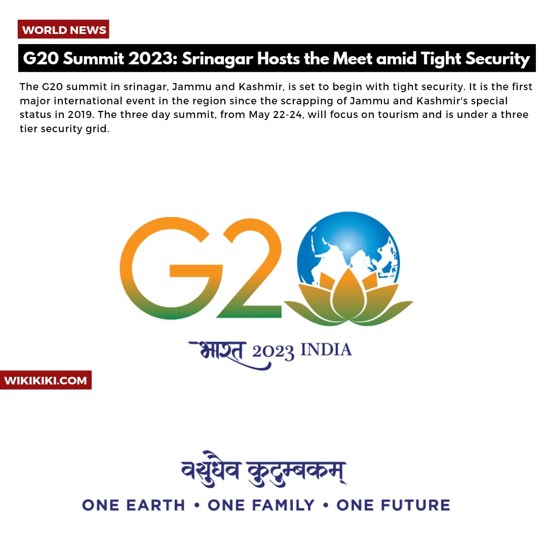 G20 Summit 2023: Srinagar Hosts the Meet amid Tight Security...

wikikiki.com/g20-summit-202…

#g20 #g20summit #g20india #g20indonesia #g20argentina #g20summit2023 #wikikiki #wiki #g20summitindia #srinagar #g20srinagar #g20meet #g20meeting #g20india2023