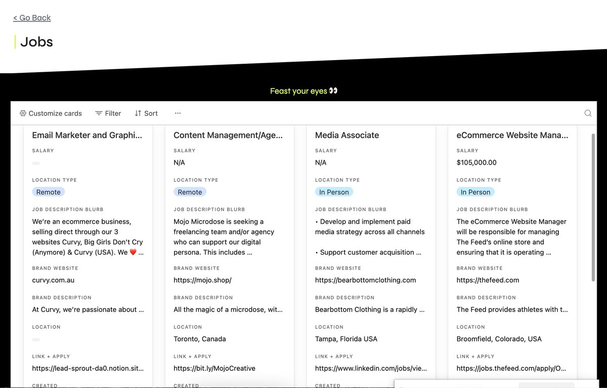 Sam Mendelsohn on Twitter "Lets get some people hired. New jobs board