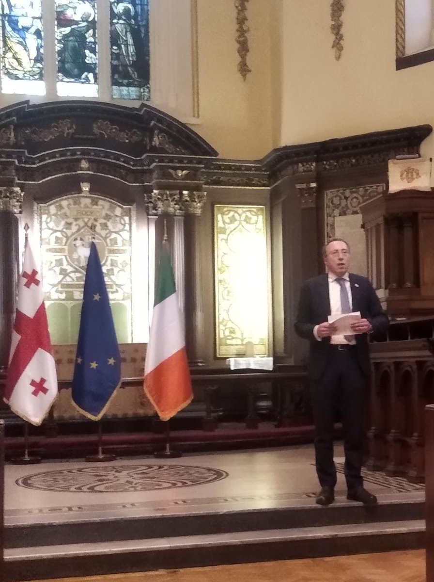 sochanska's tweet photo. Fabulous concert of #Alilo 🇬🇪 Polyphony Concert on the occasion of Independence Day of 🇬🇪 Congratulations @ZurabashviliGe &amp; long live Georgia 👍@PLinIreland https://t.co/0vZdyWYGET