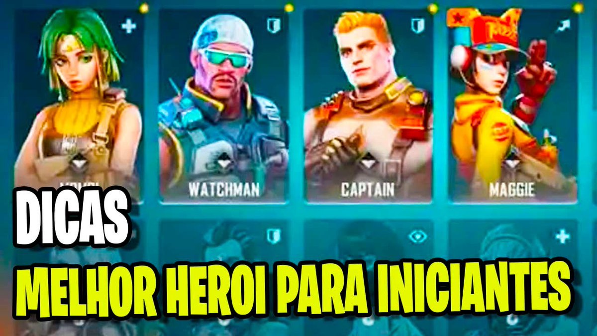 Vídeo novo do mano @Pettrus_PDE (sem piadas com bidê, por favor)! 

📹 ┃ Titulo: DICAS! MELHORES HEROIS PARA INICIANTES NO FARLIGHT 84 #codashop 

🔗 ┃ Link: youtube.com/watch?v=WgH-cP…