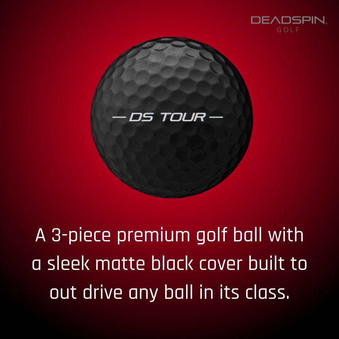 Drive the Distance with the DS TOUR!

To shop now, visit: deadspingolf.com/products/ds-to…

#matteblack #premiumball #balls #golfdigest #instagolfer #golfersofinstagram #golfinstruction #golftime #golfpractice #golfelement