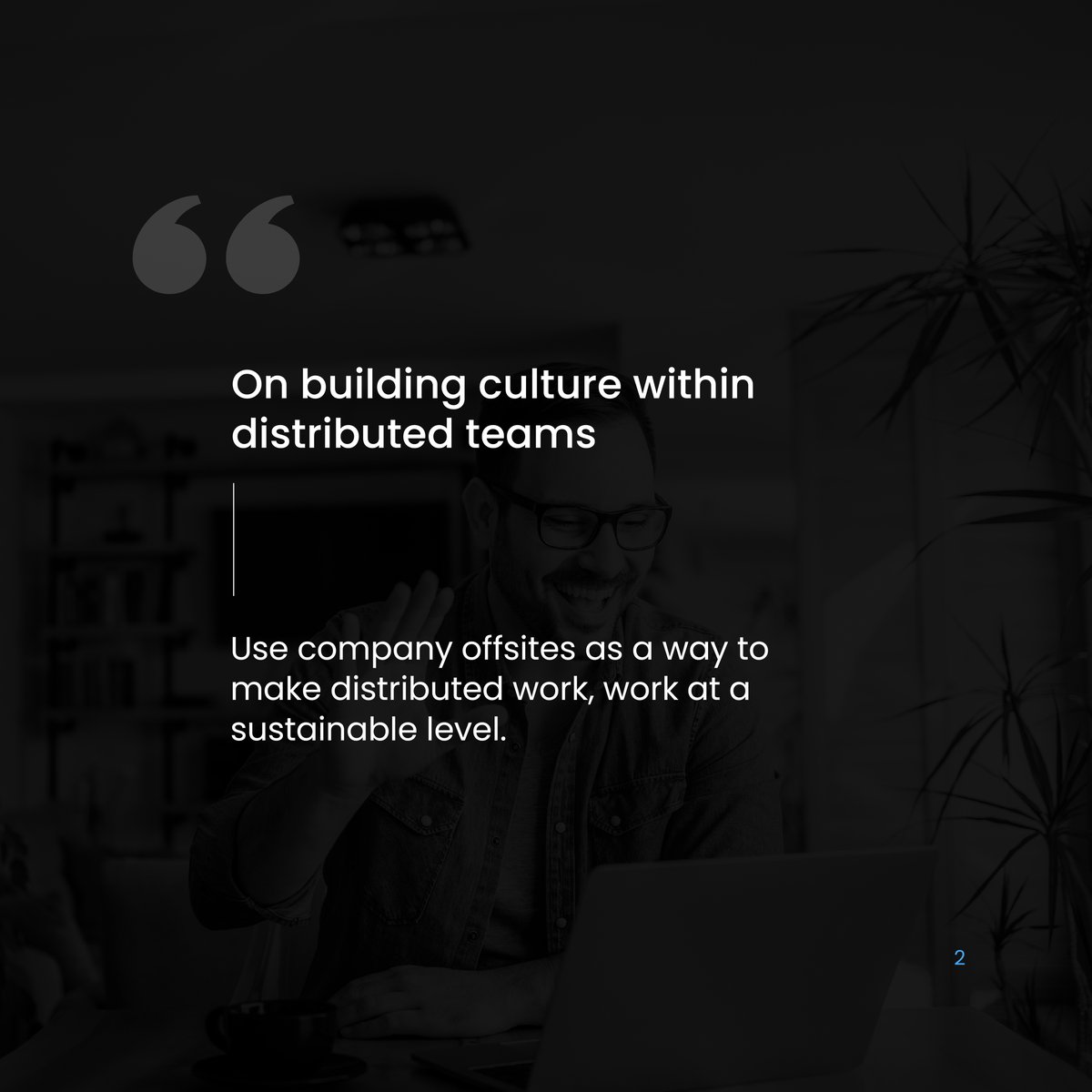 turingcom's tweet image. Is your organization looking to transition towards a remote or a hybrid setup?⁣
⁣
@dcwarrington, Head of Remote at @doist, shares insights into onboarding employees, building culture and connections within #distributedteams🌏 all while dispelling #remotework myths 🏡