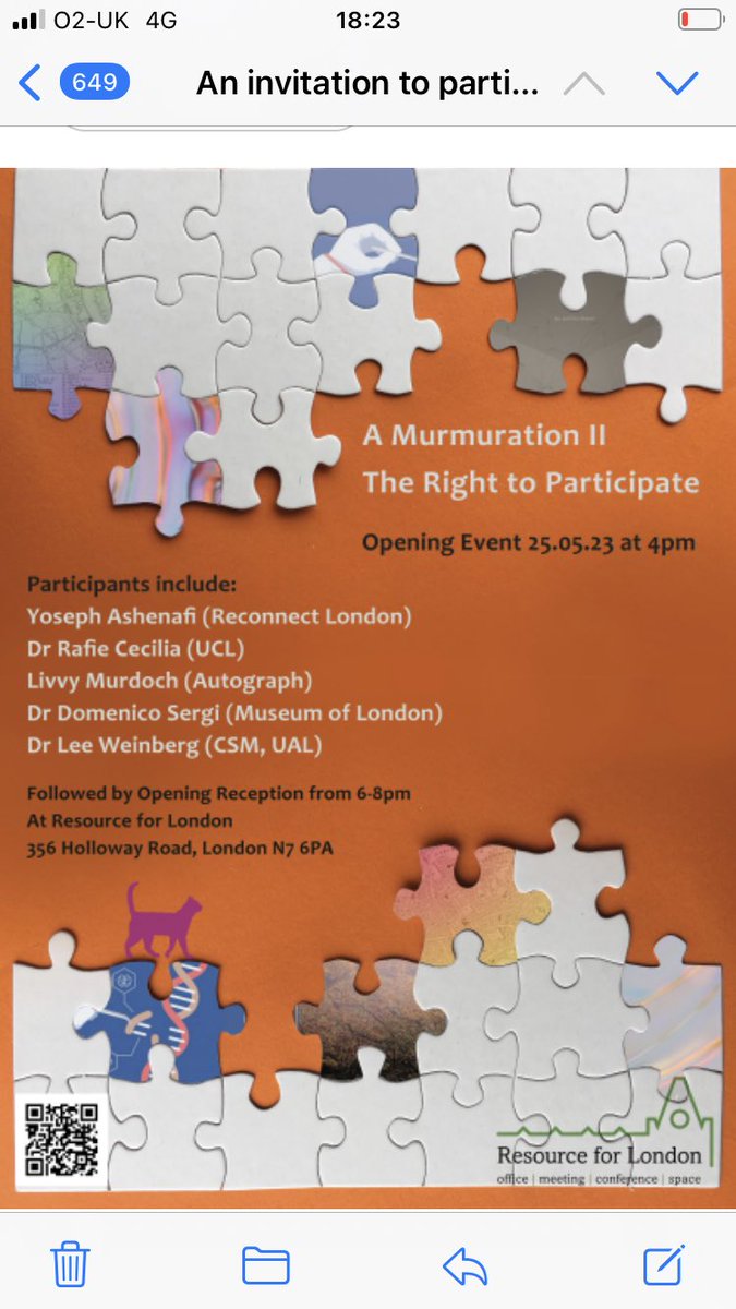 Marquard Smith (@marq_smith) on Twitter photo Along with ‘The Right To Participate’ from 4pm-6pm @Resource4London with contributors including <a href="/DomSergi4/">Dom_Sergi</a> <a href="/MuseumofLondon/">MuseumofLondon</a> <a href="/DrRafieCecilia/">Dr Rafie Cecilia</a> <a href="/UCLarchaeology/">UCL Institute of Archaeology</a> #livvymurdoch <a href="/Autograph/">Autograph</a> #leeweinberg <a href="/csm_news/">Central Saint Martins</a> #yosephashenafi <a href="/LondonReconnect/">Reconnect London</a> ; <a href="/Museumsed_IOE/">Museumsed_IOE</a> <a href="/IOE_London/">IOE, UCL's Faculty of Education & Society</a> @UCL_Culture Along with ‘The Right To Participate’ from 4pm-6pm @Resource4London with contributors including <a href="/DomSergi4/">Dom_Sergi</a> <a href="/MuseumofLondon/">MuseumofLondon</a> <a href="/DrRafieCecilia/">Dr Rafie Cecilia</a> <a href="/UCLarchaeology/">UCL Institute of Archaeology</a> #livvymurdoch <a href="/Autograph/">Autograph</a> #leeweinberg <a href="/csm_news/">Central Saint Martins</a> #yosephashenafi <a href="/LondonReconnect/">Reconnect London</a> ; <a href="/Museumsed_IOE/">Museumsed_IOE</a> <a href="/IOE_London/">IOE, UCL's Faculty of Education & Society</a> @UCL_Culture
