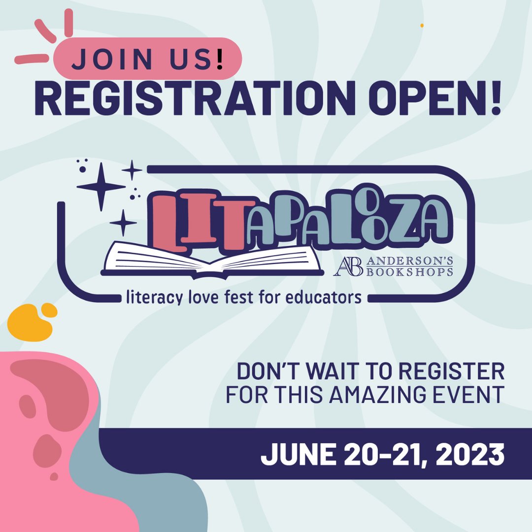 OVER FIFTY AUTHORS IN ATTENDANCE AND YOU WILL MEET THEM ALL! A day of loving everything literacy, geared towards K-8 educators! TICKETS: LITapalooza2023.eventcombo.com <a href="/JerryCraft/">Jerry Craft</a> <a href="/andreabeaty/">AdaTwistScientist</a> @michaelleali <a href="/MrSchuReads/">John Schu</a> <a href="/gordonkorman/">Gordon korman</a> <a href="/Jarrett_Lerner/">Jarrett Lerner</a>