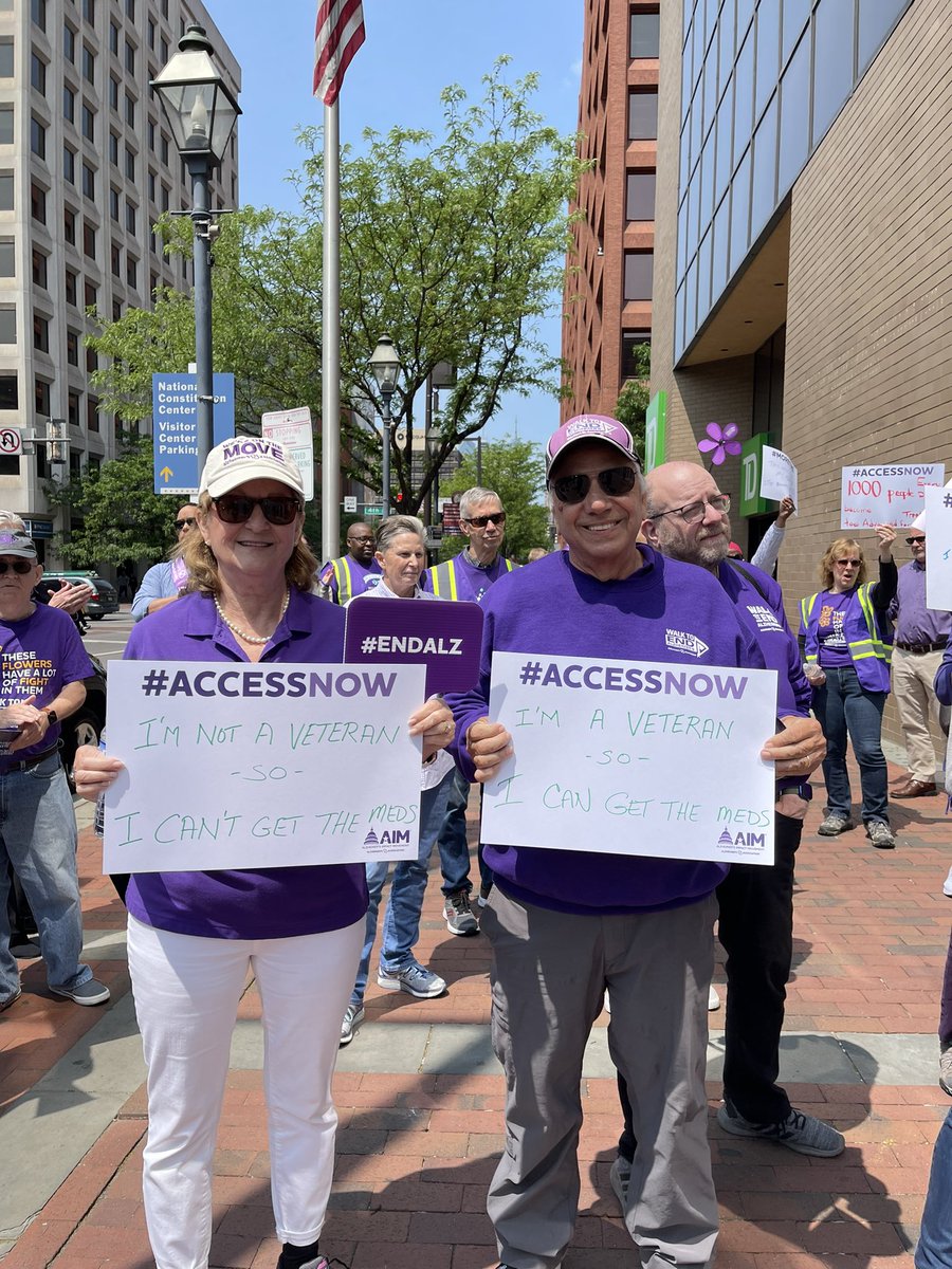 I want to thank everyone who came out in Downtown Philly to tell <a href="/CMSGov/">CMSGov</a> that more time for the 280,000 Pennsylvanians and ALL people living with Alzheimer’s IS ABSOLUTELY REASONABLE and ABSOLUTELY NECESSARY! #EndAlz #AccessNow #MoreTime