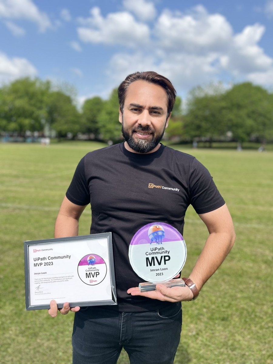 imranloon's tweet photo. #ThankYou @UiPath @tech_mahindra #uipathmvp2023 https://t.co/EGa0fekeAk