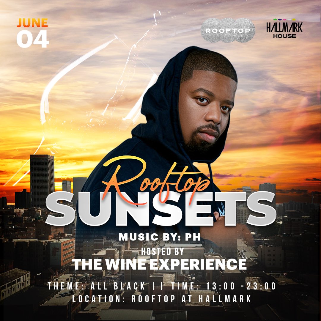 TheWineExp's tweet photo. The Wine Experience brings you Rooftop Sunsets 🔥🍷 get your tickets at  https://t.co/vkaPb4tpE3 https://t.co/8KR2VV8unu