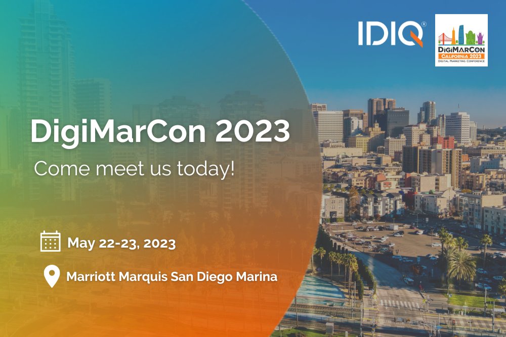IDIQ will be at DigiMarCon 2023 today and tomorrow! Come meet us if you're here!

#digitalmarketing #marketing #marketingevents #media #advertising #events #digimarcon