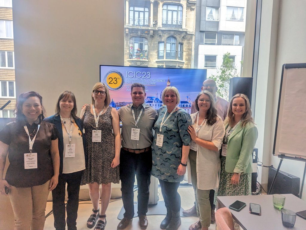 chris_richards2's tweet photo. Some of the @BevanCommission exemplars presented on day 1 of the #ICIC23 of their different services and projects the passion for change and innovation is in the air from Wales @HywelDdaHB @CwmTafMorgannwg @SheiladenAquin @clukies75 @ElinGriffiths6 @drlthomas_emrus https://t.co/UTqhaVWlXj