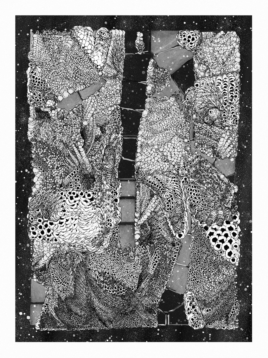 Back to it...
#generativeart #abstract #monochrome