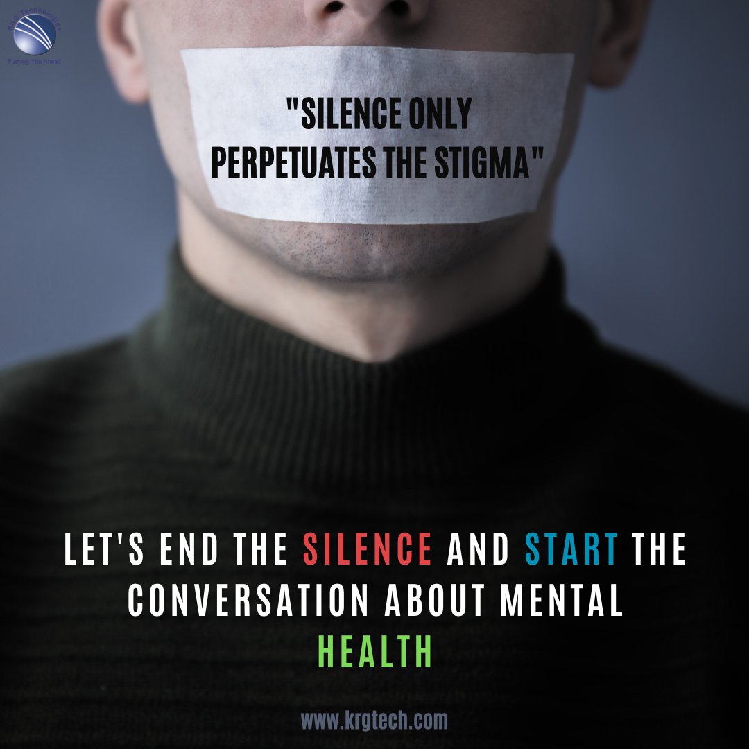Let's break the stigma around mental health. It's time to speak up and start the conversation. Join us as we strive for better understanding and support those struggling with mental illness at workplace. 
#breakthestigma #starttheconversation #supportmentalhealth