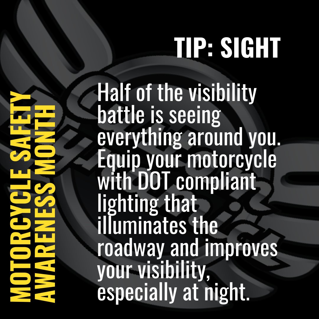 CustomDynamics's tweet image. SEEING is just as important as being seen on the roadway! Upgrade your motorcycle lighting for brighter, further clarity so your sightlines are improved, especially if you ride at night. 🌚
.
#customdynamics #probeam #motorcyclelights #harleydavidson #motorcyclesafety