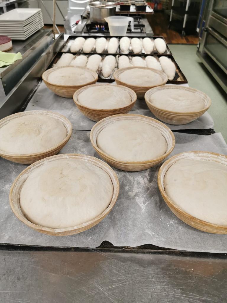 GreenacresIrl's tweet photo. Robbie and his fellow bakers were busy earlier restocking fresh bread after the weekend #freshbread #freshbaking #breadrolls #restaurantsinwexford #greenacresirl #everyvisitisadiscovery #wexfordtown #wexfordrestaurants https://t.co/bYKT86Zz14