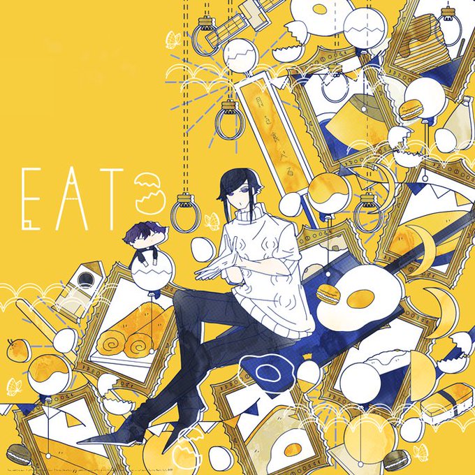 「egg (food) sitting」 illustration images(Latest)｜2pages