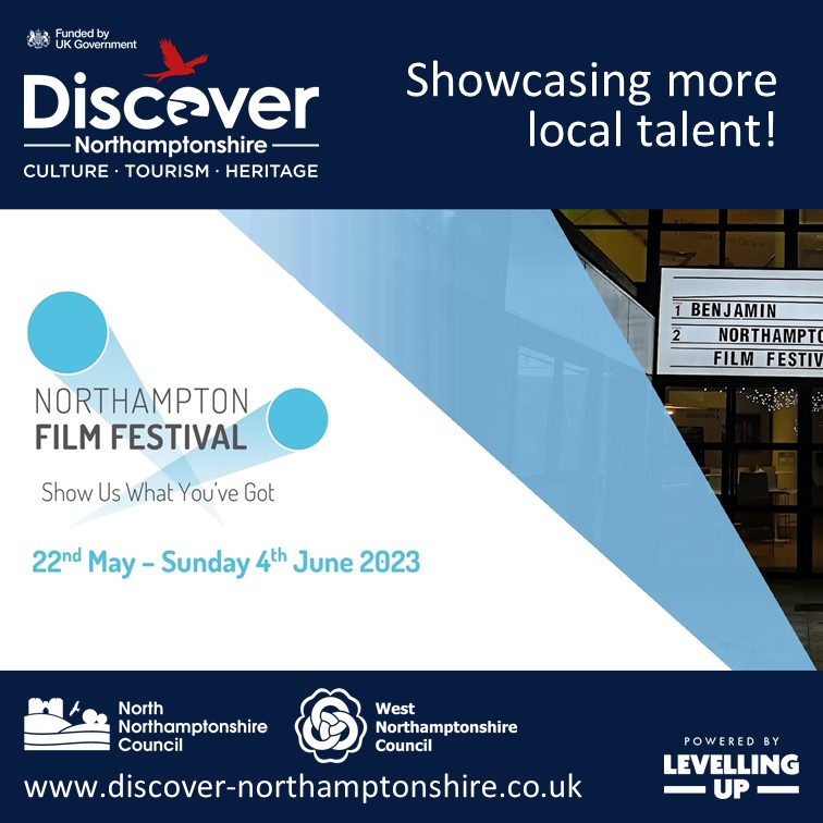 It's the start of @NNFilmFestival today with so much on offer from film showings to online talks and competitions. Running until 4 June. Join in the conversation and share your thoughts. It's kind of a big deal!
#DiscoverNorthamptonshire #wherenext #NorthamptonFF #UKSPF