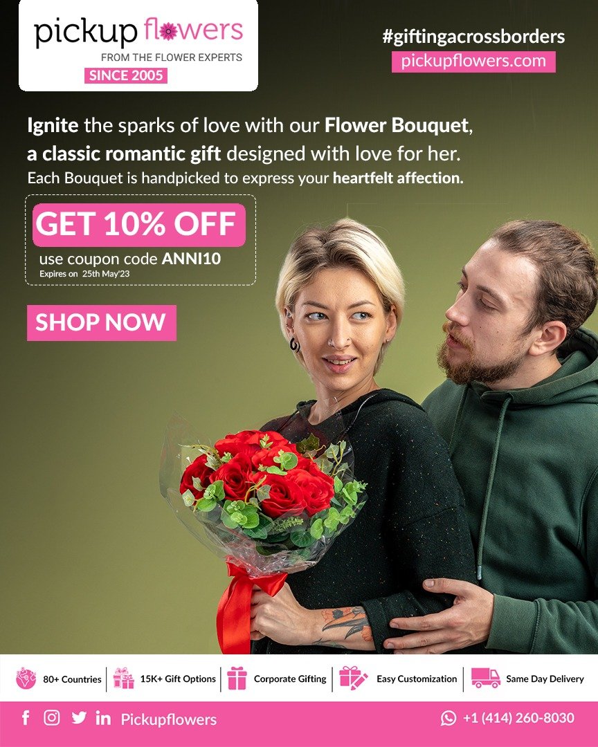 pickupflowers's tweet photo. Celebrate your love with a #classictouch and let your love story unfold beautifully!
Our #FlowerBouquet is the perfect expression of your timeless affection for her.
Use ANNI10 at checkout for a special 10% off and enjoy free shipping.

https://t.co/3NSXlAkGCT
.
.
.
#anniversary https://t.co/3oE8AQM4O2