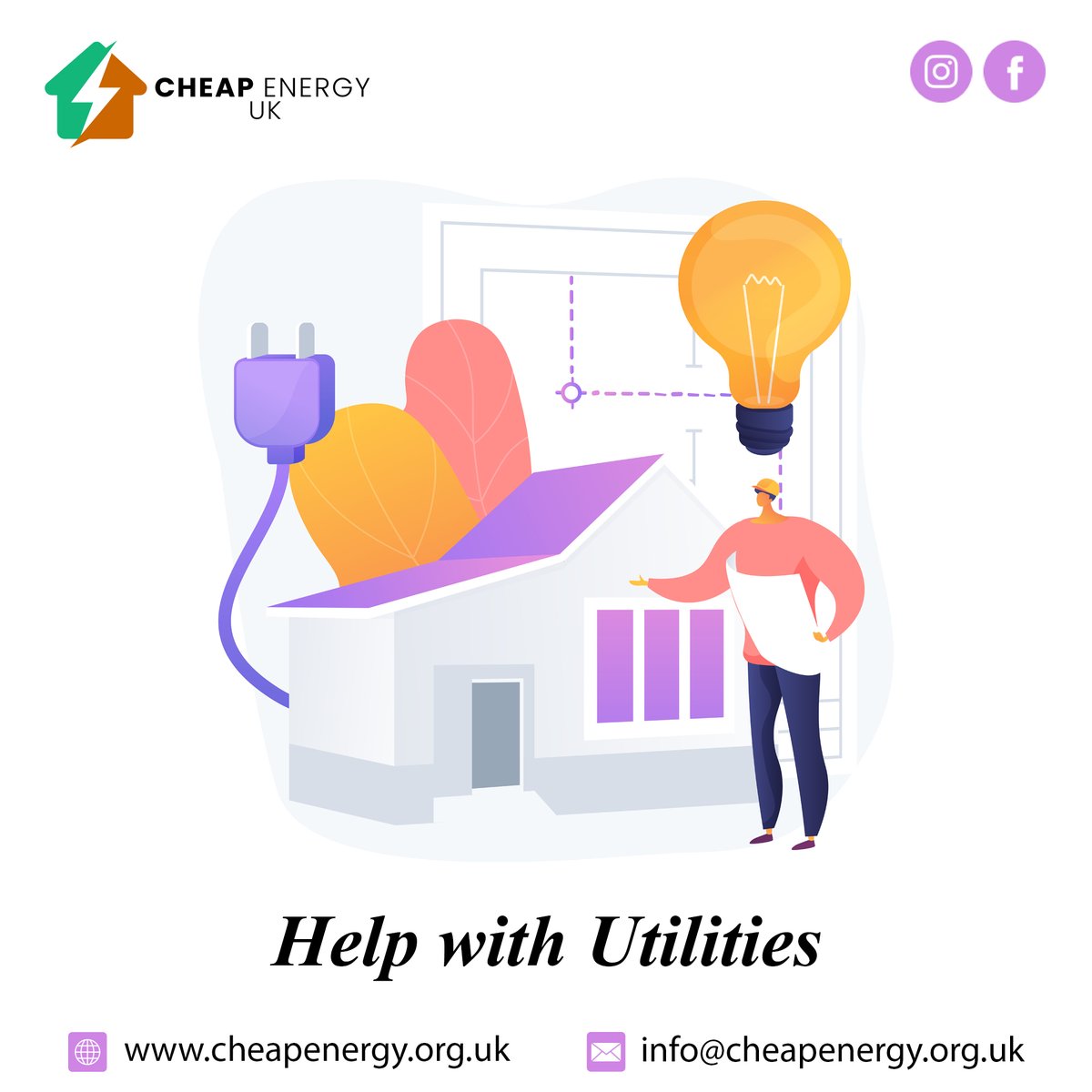 𝙃𝙚𝙡𝙥 𝙒𝙞𝙩𝙝 𝙐𝙩𝙞𝙡𝙞𝙩𝙞𝙚𝙨!!

Would you like lower utility costs? The top bundling services are offered by Cheapenergy UK. You can reduce your energy usage at home and save time and money.
#utilites #reducebills #energysupplier #lowerbills #savemoney #lowercosts