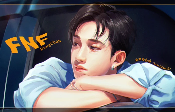 FNF #Straykidsfanart #5_STAR #BangChan
