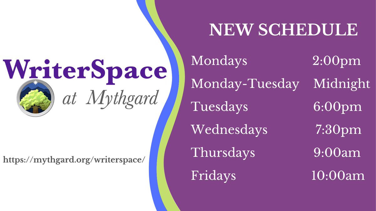 mythgardian's tweet photo. WriterSpace is back with new Zoom links and a NEW SCHEDULE! Sparrow can't wait to welcome you back for evening writing, lunch bunch, or the intrepid Morning Coffee Edition!
See the full schedule at the website: https://t.co/xVRG8MzwQh
#WriterSpace #WritingCommunity https://t.co/NZyhlarWul