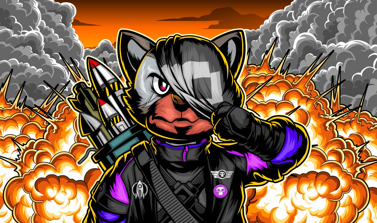 Coming from the shadows... a wild raccoon appears. 

<a href="/GhostFDTN/">Ghost Foundation</a> x @WildTribeDAO. 

Are you ready to get wild?🦝