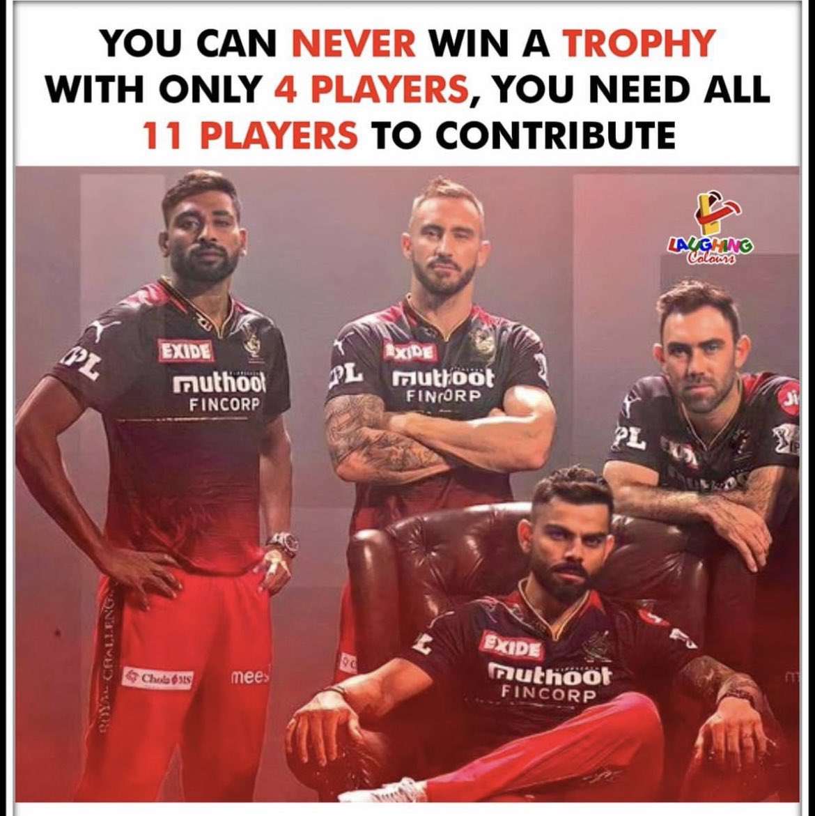 ZNobra's tweet photo. @RCBTweets better luck for next ,
Team depends only 4 players, @imVkohli ,@faf1307 ,@Gmaxi_32 &amp; Md Siraj. Team selection was not good, Hazzalwood &amp; hasaranga was option, One finisher DK finished the RCB… https://t.co/iufAn2Wrf3