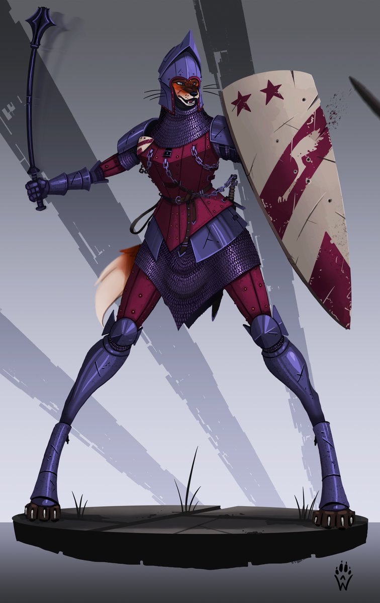 'Let's give these bastards a good hammering!'

- Leggy knight

#conceptart #MedievalMonday
