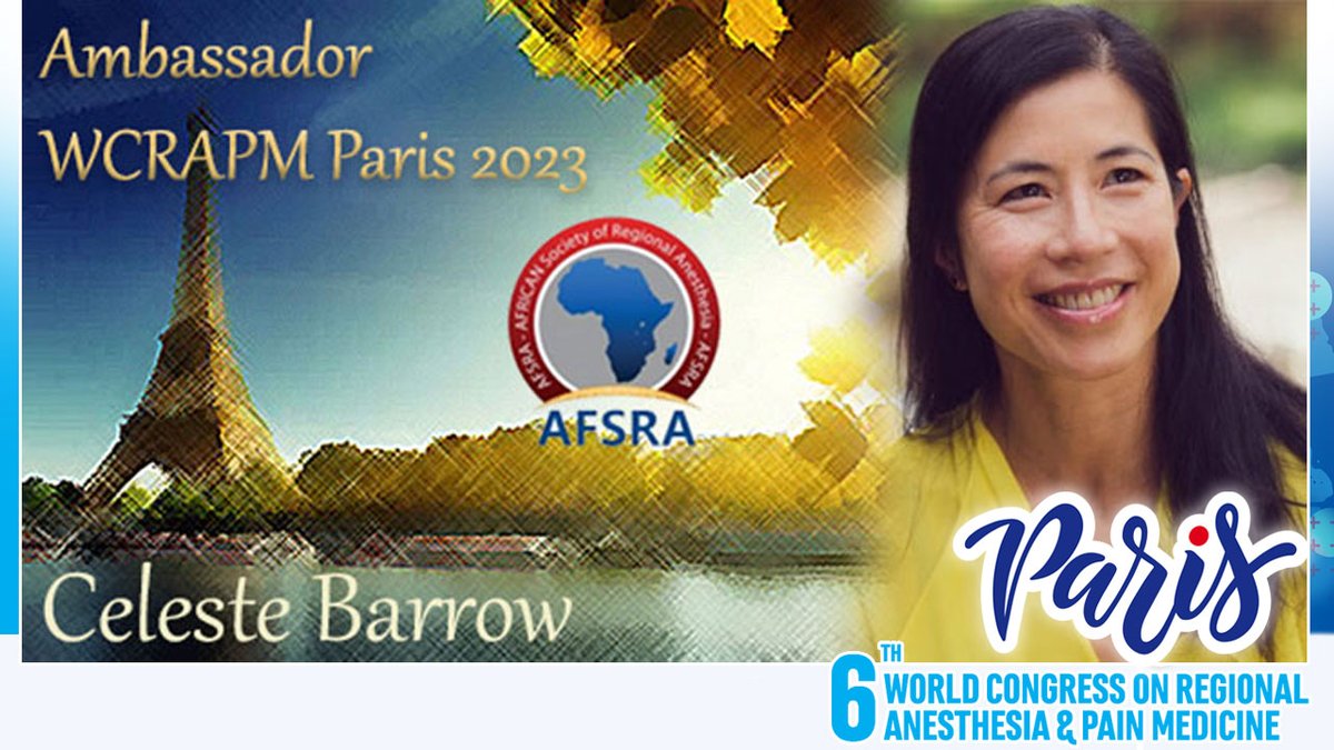 ESRA | European Society of Regional Anaesthesia (@esra_society) on Twitter photo #WeHaveTheWorld
In the latest issue of the #ESRAupdates, <a href="/Steve_Coppens/">Steve Coppens</a> presents 3 ambassadors of the #ESRAworld2023 🇫🇷
Each of them will represent their continent on social media before and during the congress, follow them!
👥 <a href="/anesthesiadocmd/">Melody Anderson (Herman), MD</a>, <a href="/BalavenkatSubr1/">Balavenkat Subramanian</a> & @BarrowCeleste #WeHaveTheWorld
In the latest issue of the #ESRAupdates, <a href="/Steve_Coppens/">Steve Coppens</a> presents 3 ambassadors of the #ESRAworld2023 🇫🇷
Each of them will represent their continent on social media before and during the congress, follow them!
👥 <a href="/anesthesiadocmd/">Melody Anderson (Herman), MD</a>, <a href="/BalavenkatSubr1/">Balavenkat Subramanian</a> & @BarrowCeleste