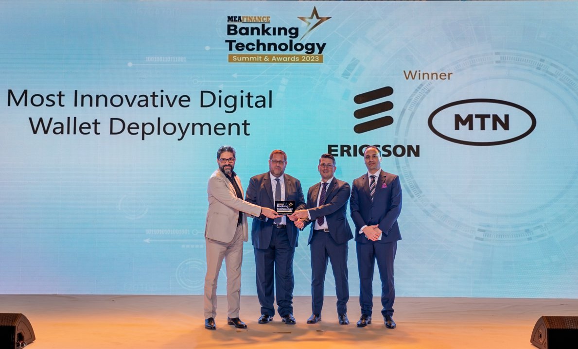 🏆Ericsson and @MTNGroup have won two awards at the MEA Finance Banking Technology Awards. Our MTN Mobile Money Open API platform received recognition for 'Best Open Banking & API Solutions' and 'Most Innovative Digital Wallet Deployment.' Congratulations to our teams!